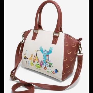 LOUNGEFLY DISNEY PIXAR ICONS EXCLUSIVE SATCHEL
